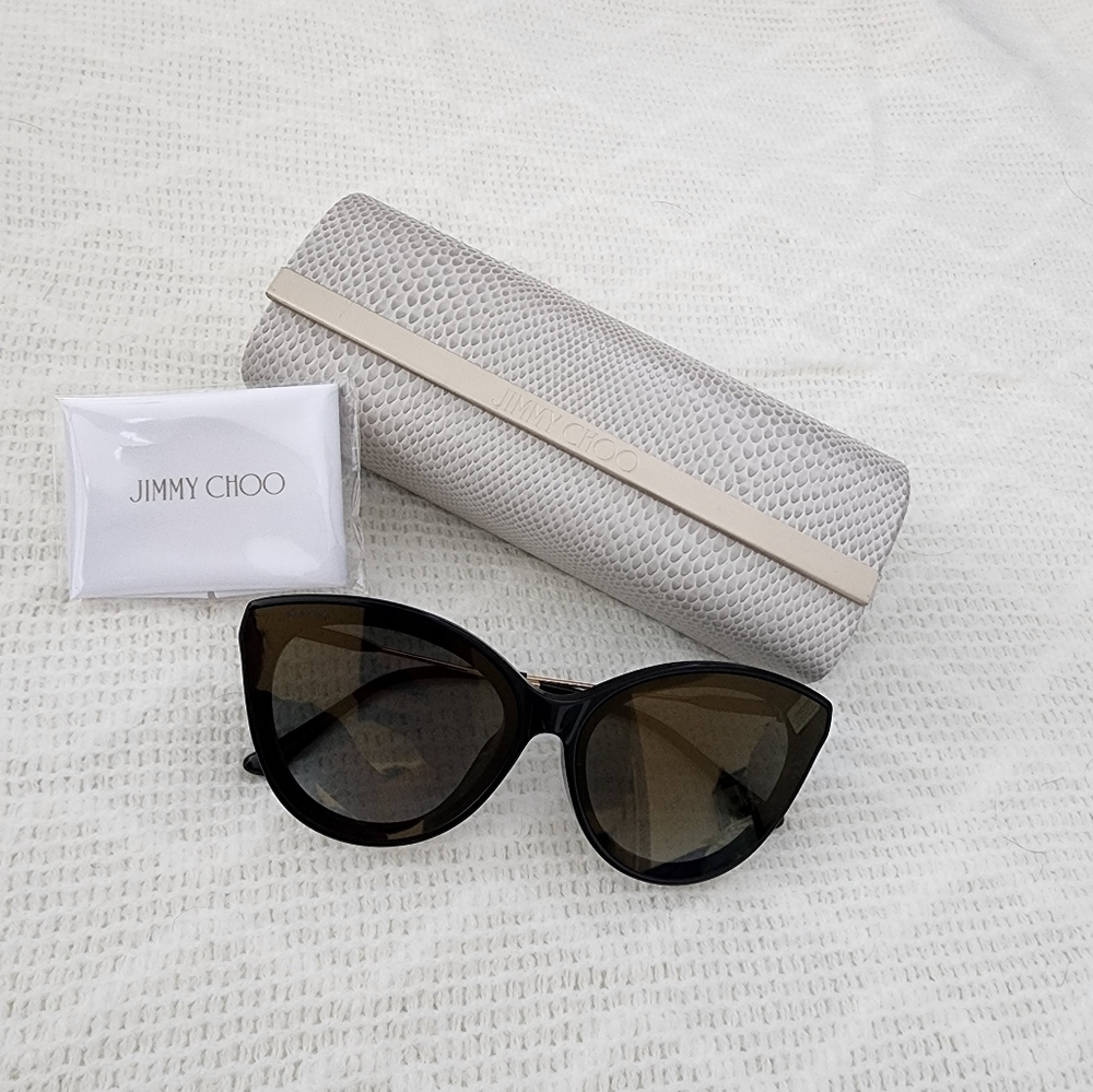 Jimmy Choo Black Sunglasses with Case